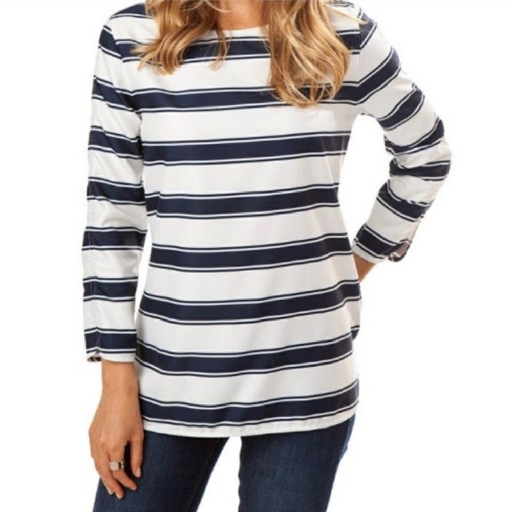 Southern Tide Women's Sailor Stripe Nautical Shirt